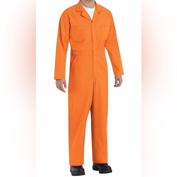 Red Kap Men's Coverall - Picture 1 of 4